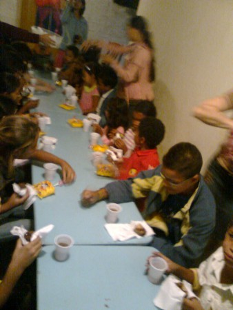 a dedicação das tias