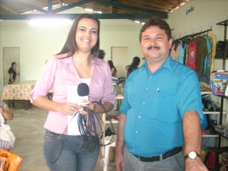 Reportagem da TV Itararé na sede da Associação